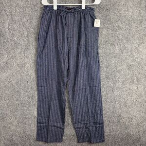 Andrew Scott Pajama Pants Mens Size L blue Strigped